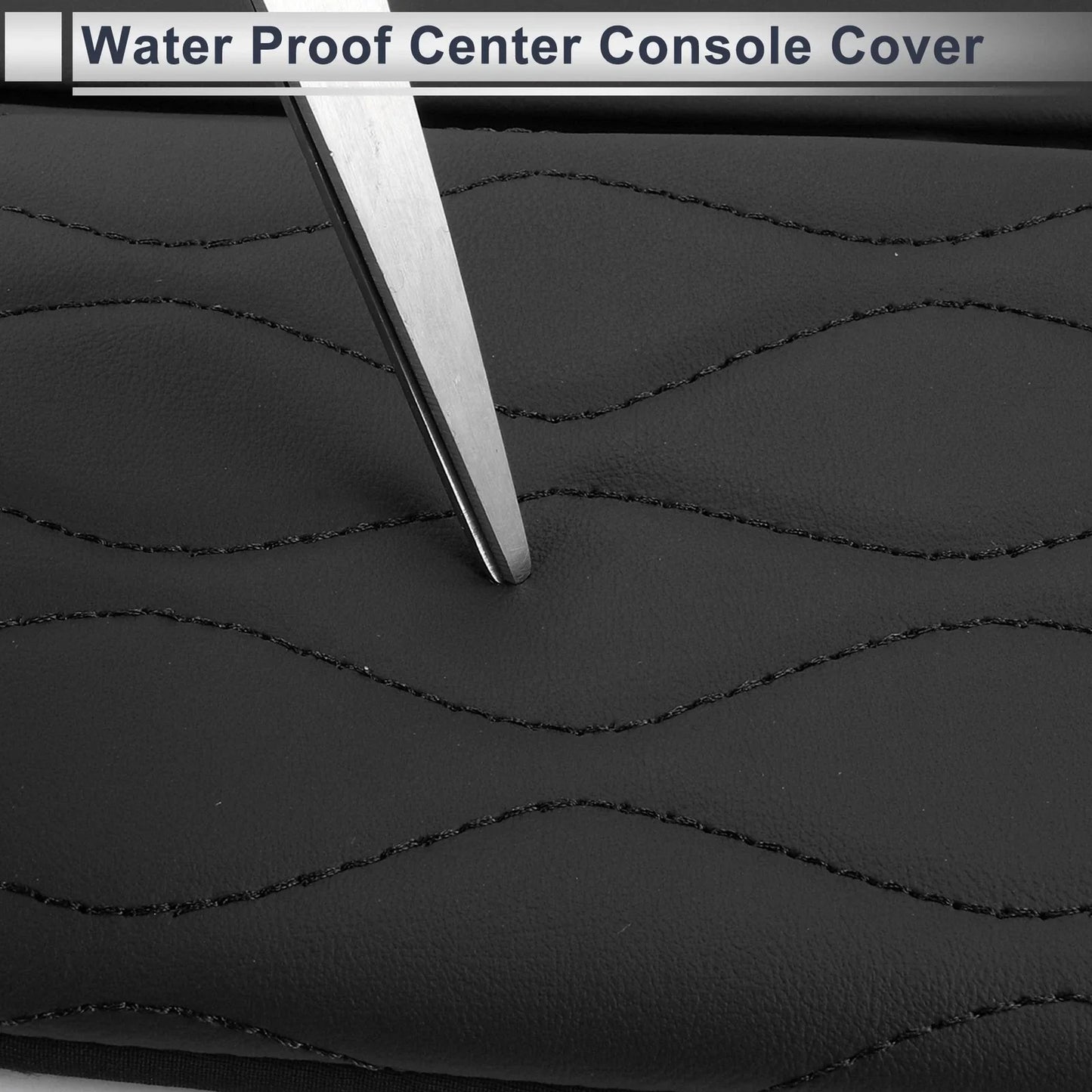 Center Console Cover with Storage Bag for BMW 5 Series (2019-2023) Black