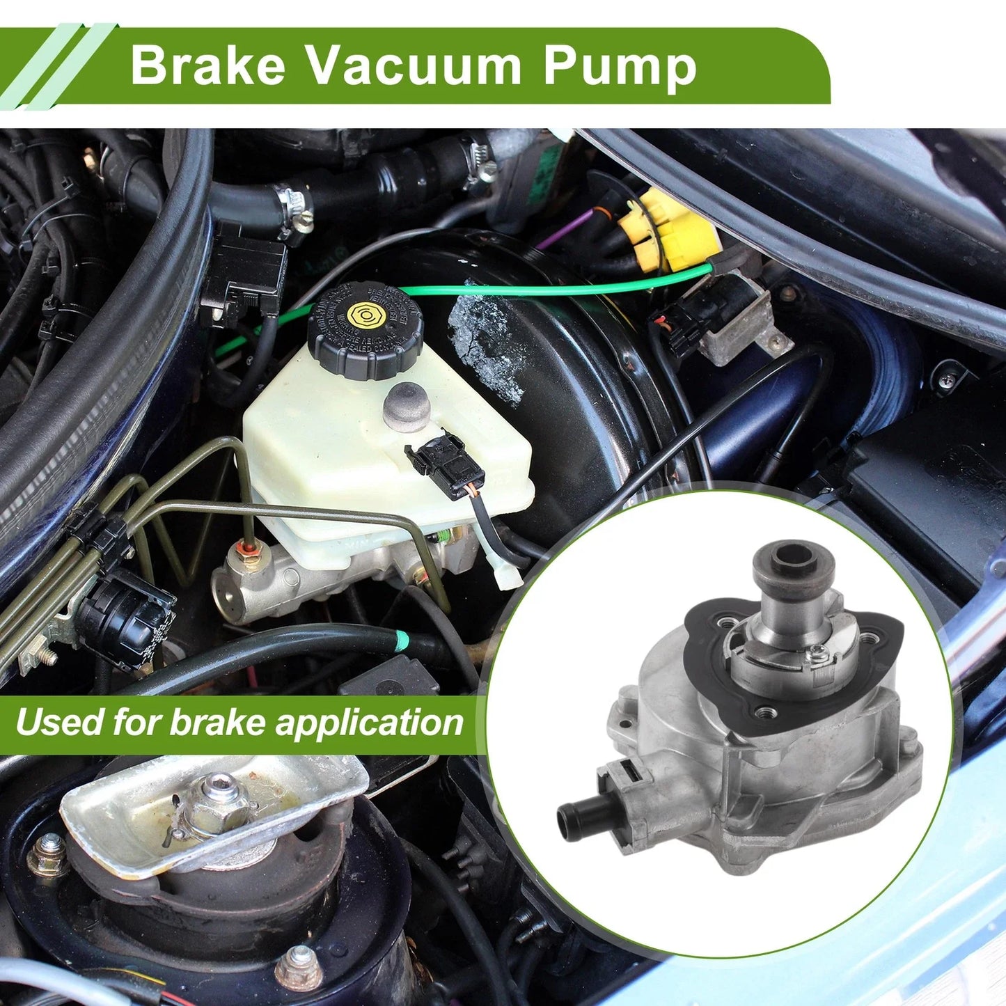 Brake Vacuum Pump for BMW 530i L6 3.0L (2006-2007)