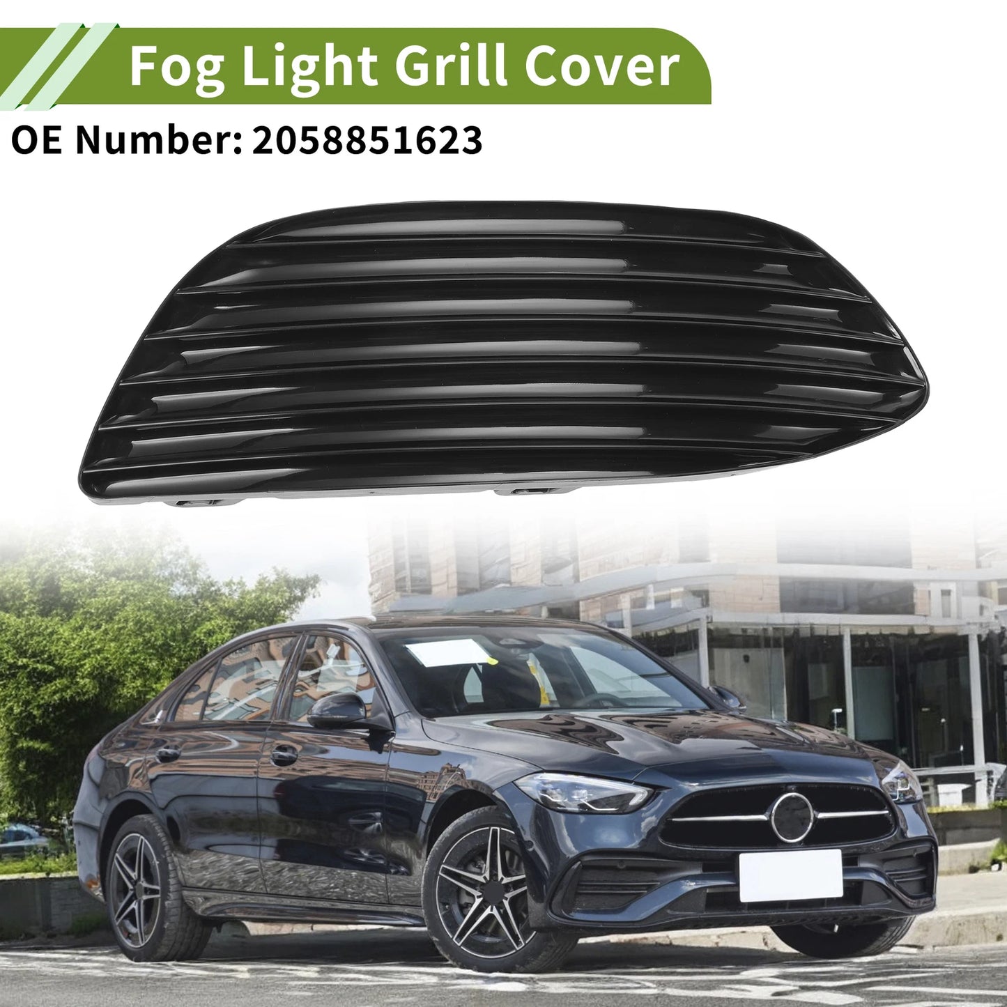 Fog Light Grill for Mercedes-Benz C-Class (2015–2021) No. 2058851623