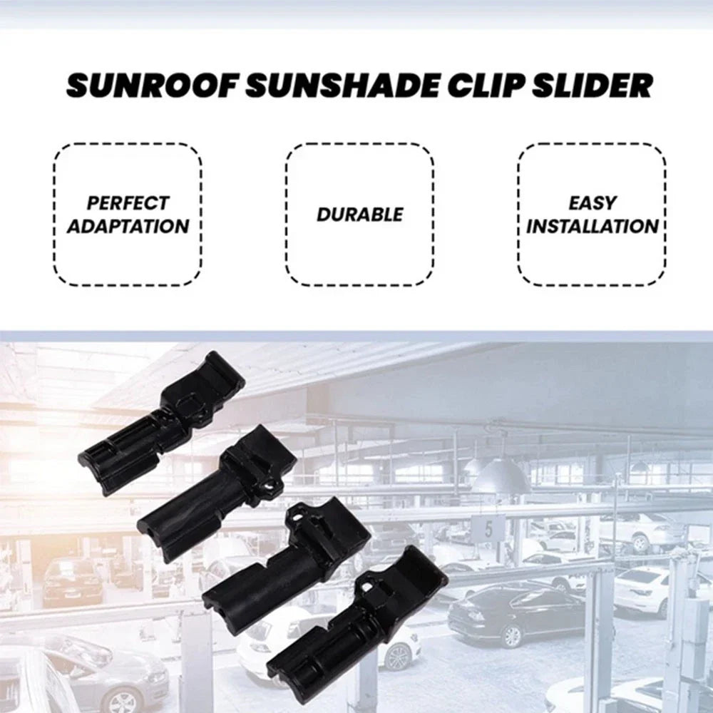 4 x Sunroof Sunshade Clips for Kia Optima (2000-2012)