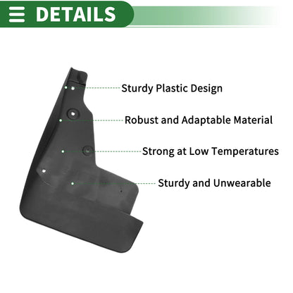 Mud Flaps Splash Guards for Lexus LX570 (2016–2022)