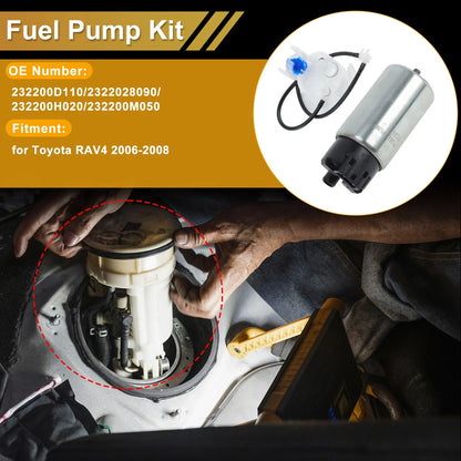 Set of 2 Metal Electric Fuel Pumps for Toyota RAV4 (2006–2008) 232200D110