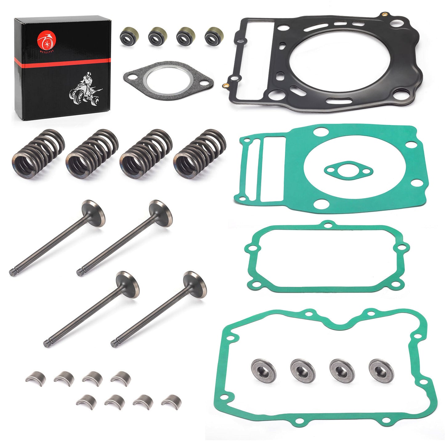 Exhaust Intake Valve Cylinder Head Gasket Kit for Polaris Sportsman 500 (1996–2014)