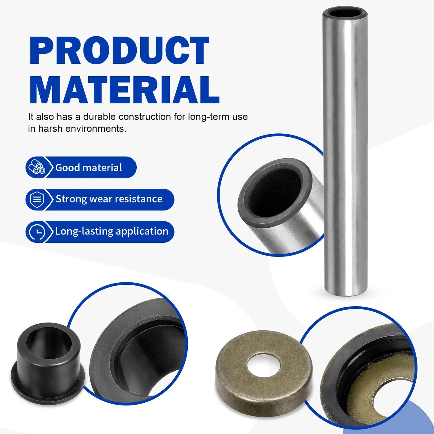 Upper J-Arm Bearing Bushing Rebuild Kit for Yamaha Banshee 350 (1987–1990)