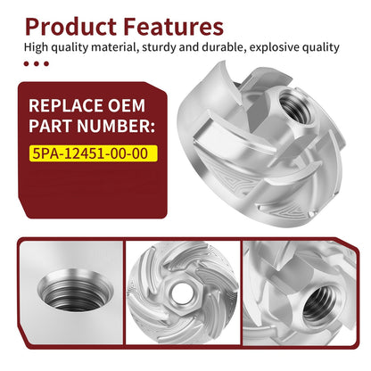 Water Pump Impeller for Yamaha YZ65 YZ85 YZ125 (2018–2023)