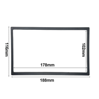 Auto Stereo Panel / 1pc / ABS Plastic Black Ultra-thin Radio Panel for Car Stereo