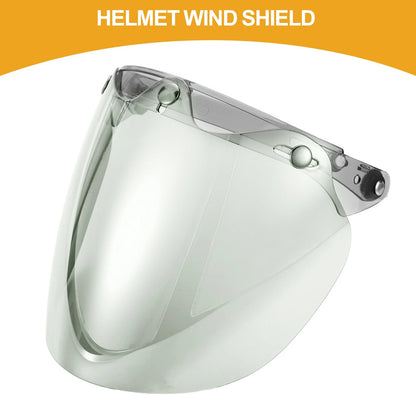 Universal Helmet Wind Shield for Motorcycle Helmet (1pc) Light Green