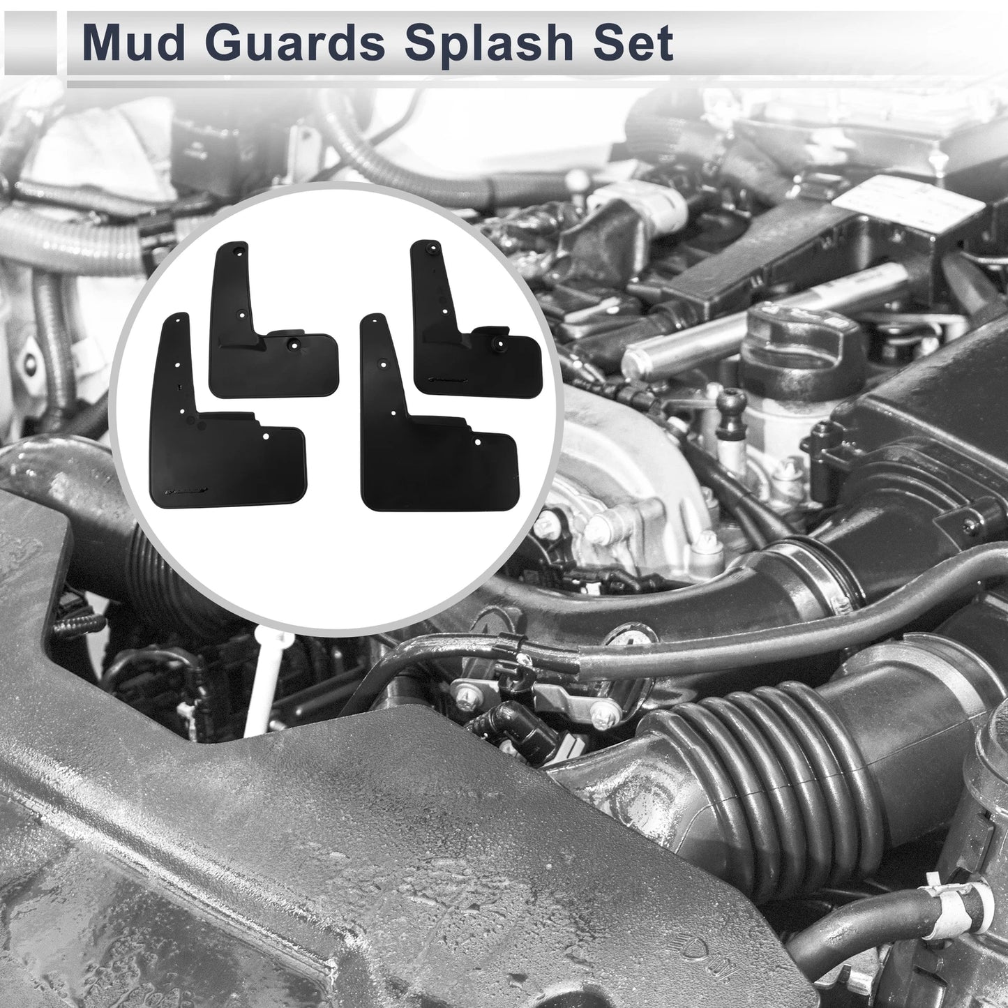 Set of 2 Mud Flaps Splash Guards for Subaru WRX (2022–2023)
