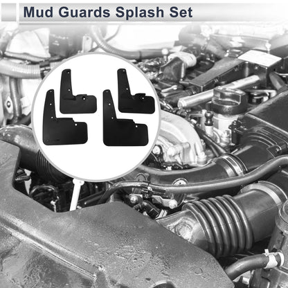 Set of 2 Mud Flaps Splash Guards for Subaru WRX (2022–2023)