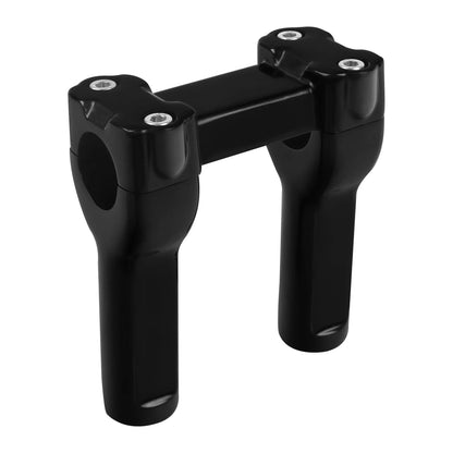 4" Black Handlebar Risers for Harley Dyna Softail Fatboy