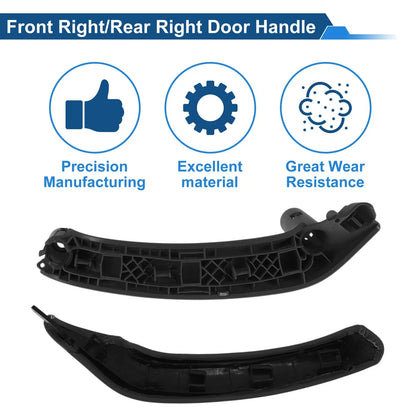 Front Driver Side Inner Door Panel Handle for BMW X3 Black (2010 - 2016)