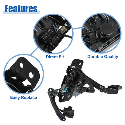 Hood Latch Assembly for Kia Forte (2017–2018) No. 81130A7610