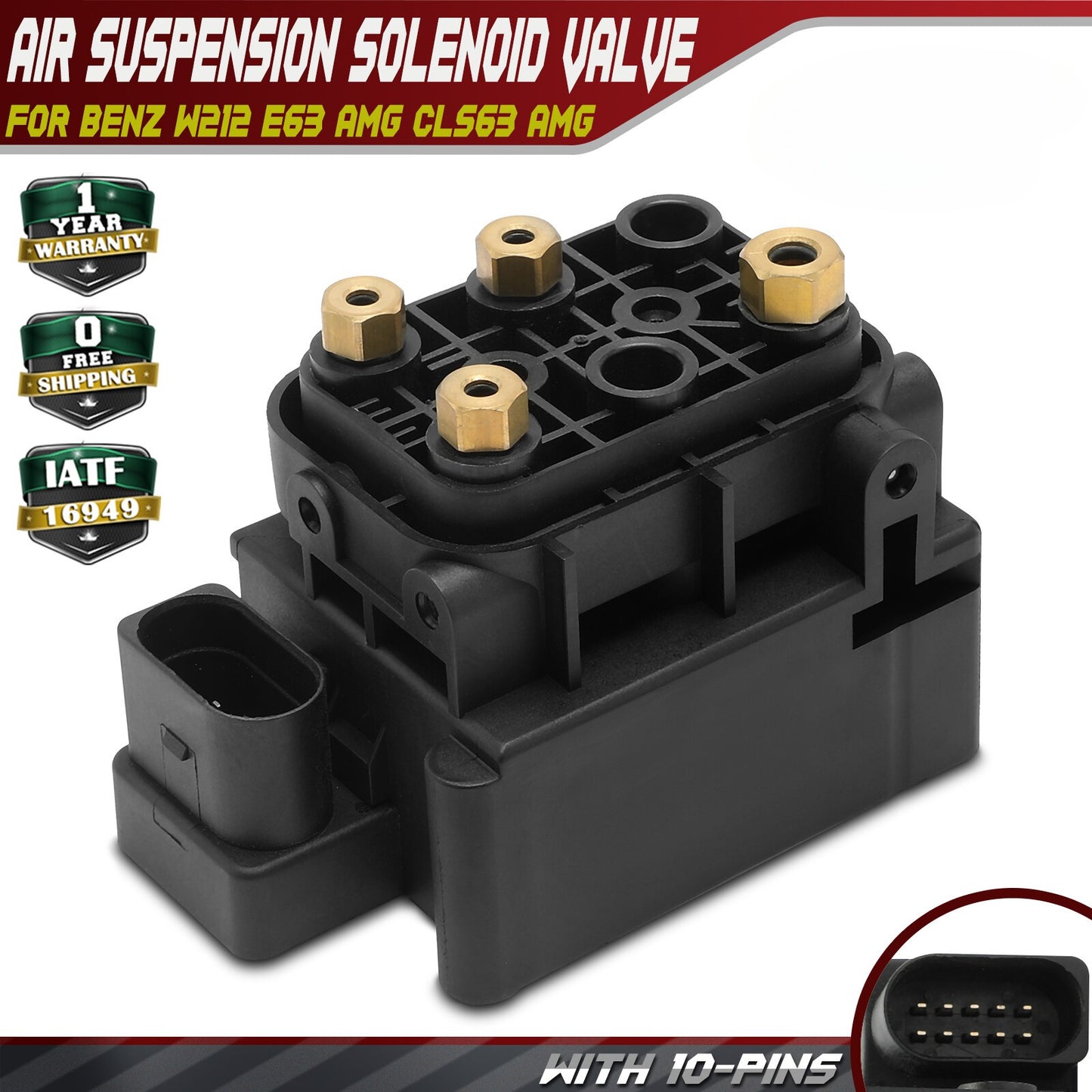 Air Suspension Solenoid Valve Unit for Mercedes-Benz W212 E63 AMG (2010–2016)