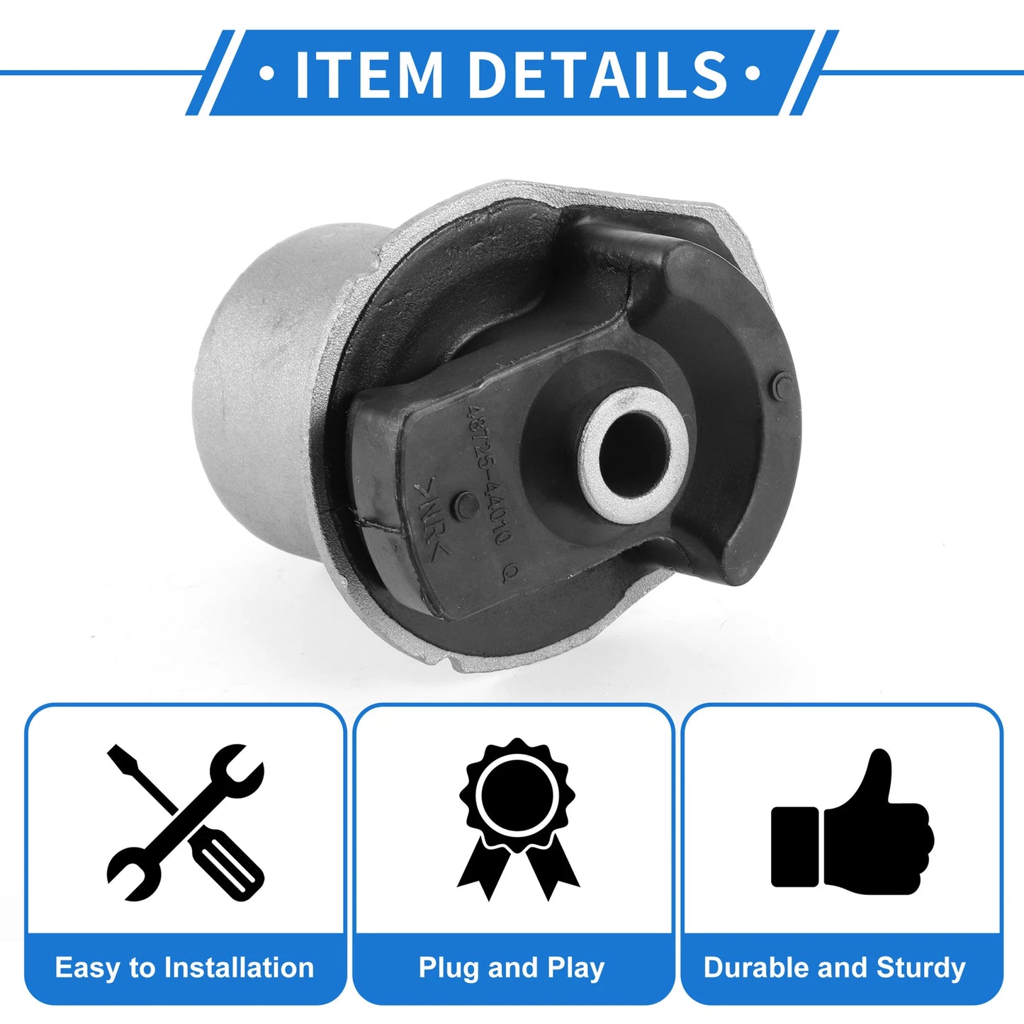 Lower Axle Beam Control Arm Bushings No. 4872544010 for Toyota Sienna (2004–2020)