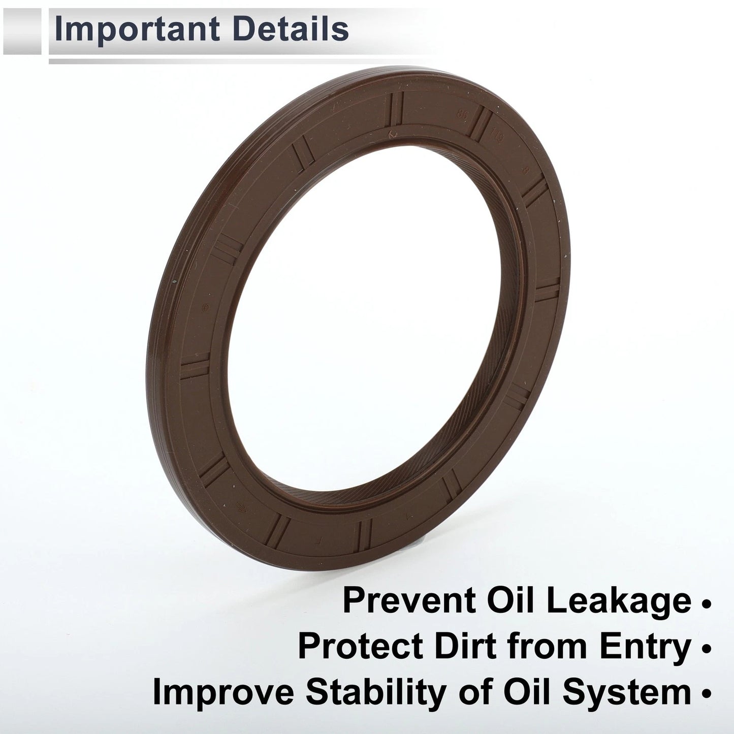 1 Pc Rear Crankshaft Oil Seal for Hyundai Elantra, Kia Soul (2011–2020) No. 21443-2E000