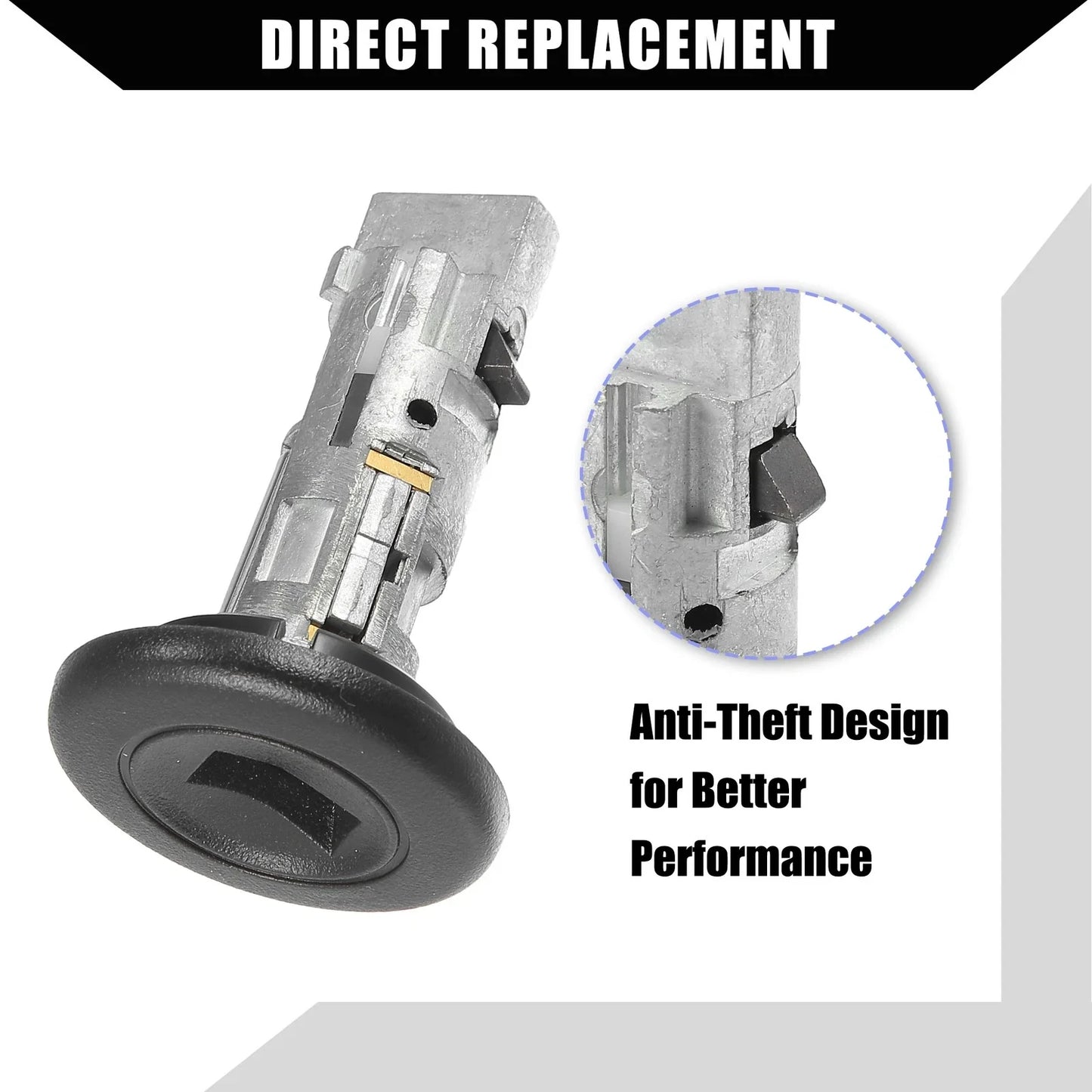 Ignition Lock Switch Cylinder for GMC Yukon, Sierra, Chevy Silverado (2007-2014)
