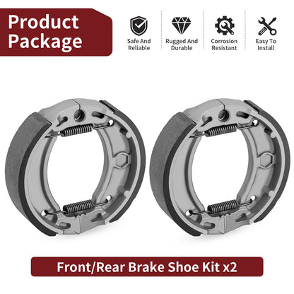 Set of 2 Brake Shoes for Yamaha