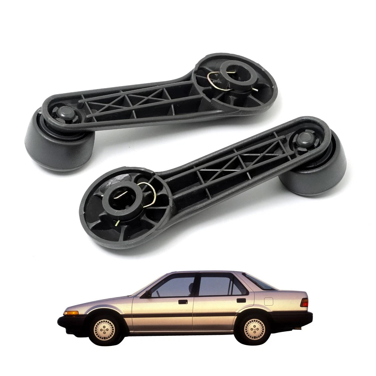 Set of 2 Crank Window Handles for Honda Accord Civic (1992–2000)