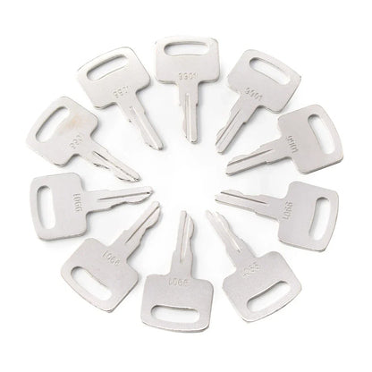 10 x Ignition Keys for JLG Lift T350, 2033E3, 1932E3 (No Year Specified)