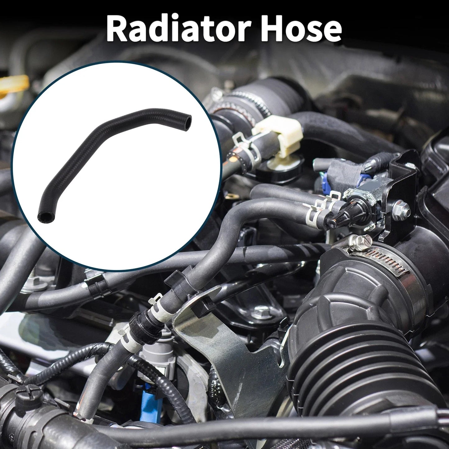 Radiator Hose for Porsche Cayenne 2006-2009 Rubber Coolant Pipe
