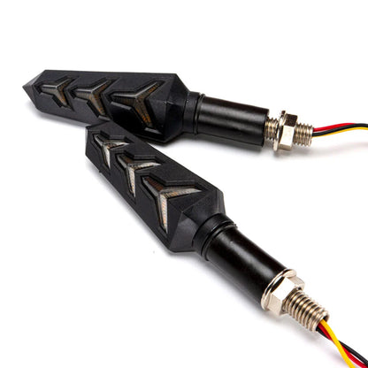 LED Turn Signal Amber Blinker Lights for Motorcycle Tail Brake Lamp
