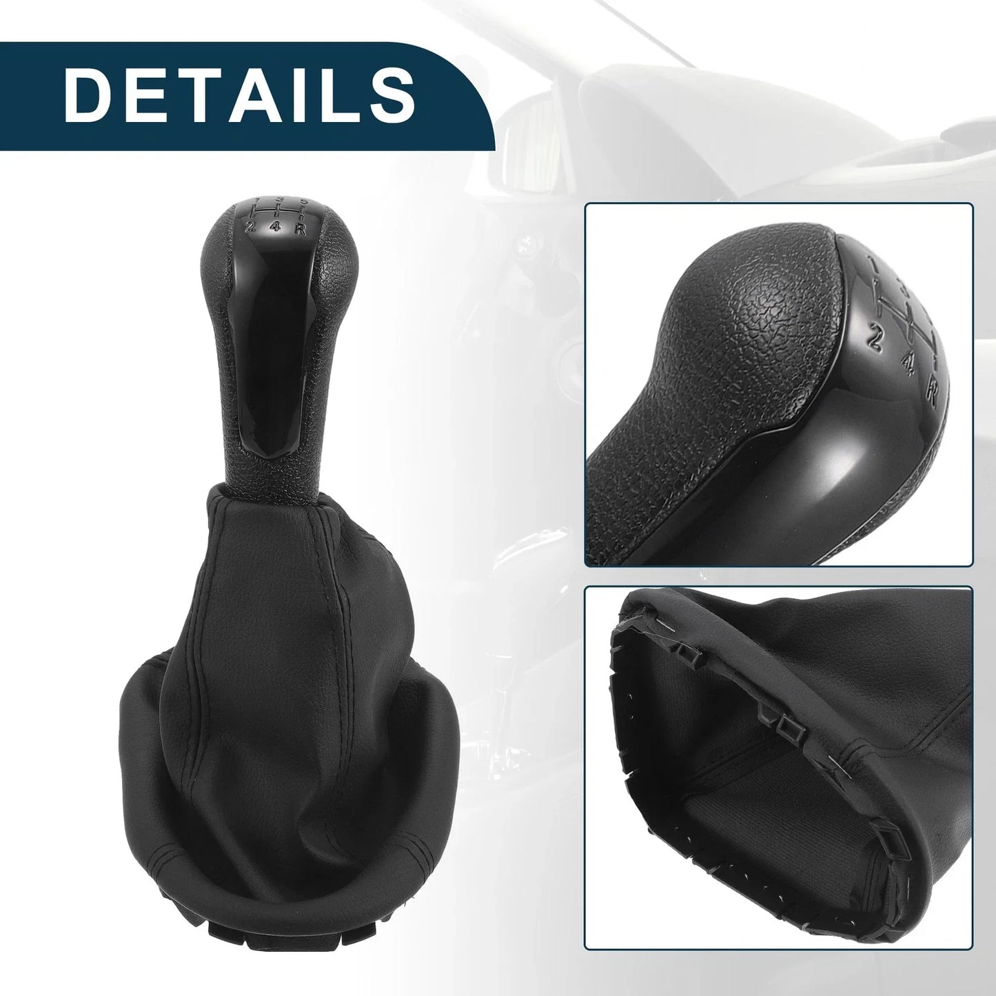 5 Speed Manual Gear Shift Knob & Cover for Chevrolet Spark (2011-2016)