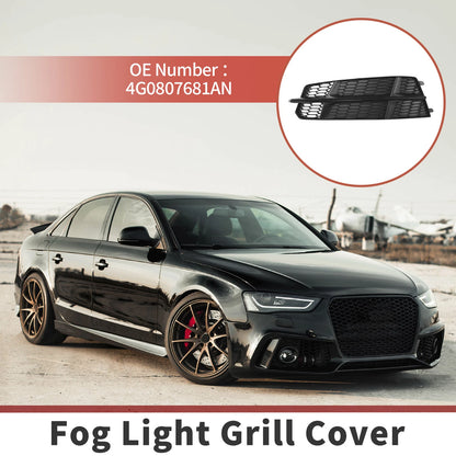 1pc Fog Light Grill for Audi A6 C7 S-Line (2012–2018) No. 4G0807681AN Black