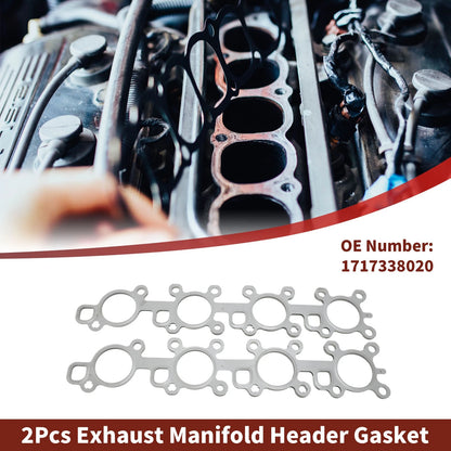 2X Exhaust Manifold Header Gasket for Toyota Land Cruiser (2008–2021) No.1717338020