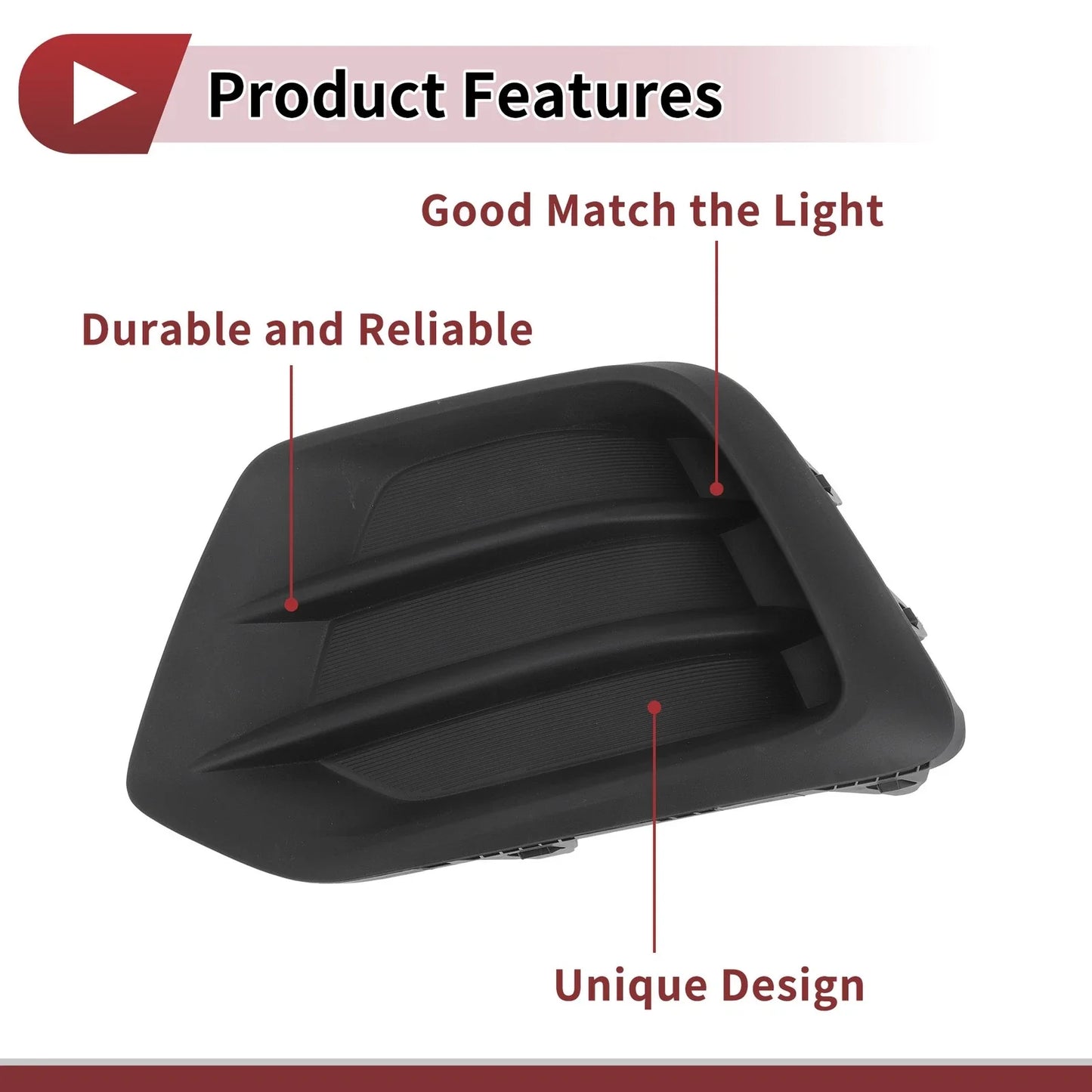 Front Left Fog Light Grill for Chevrolet Trax (2017-2022)