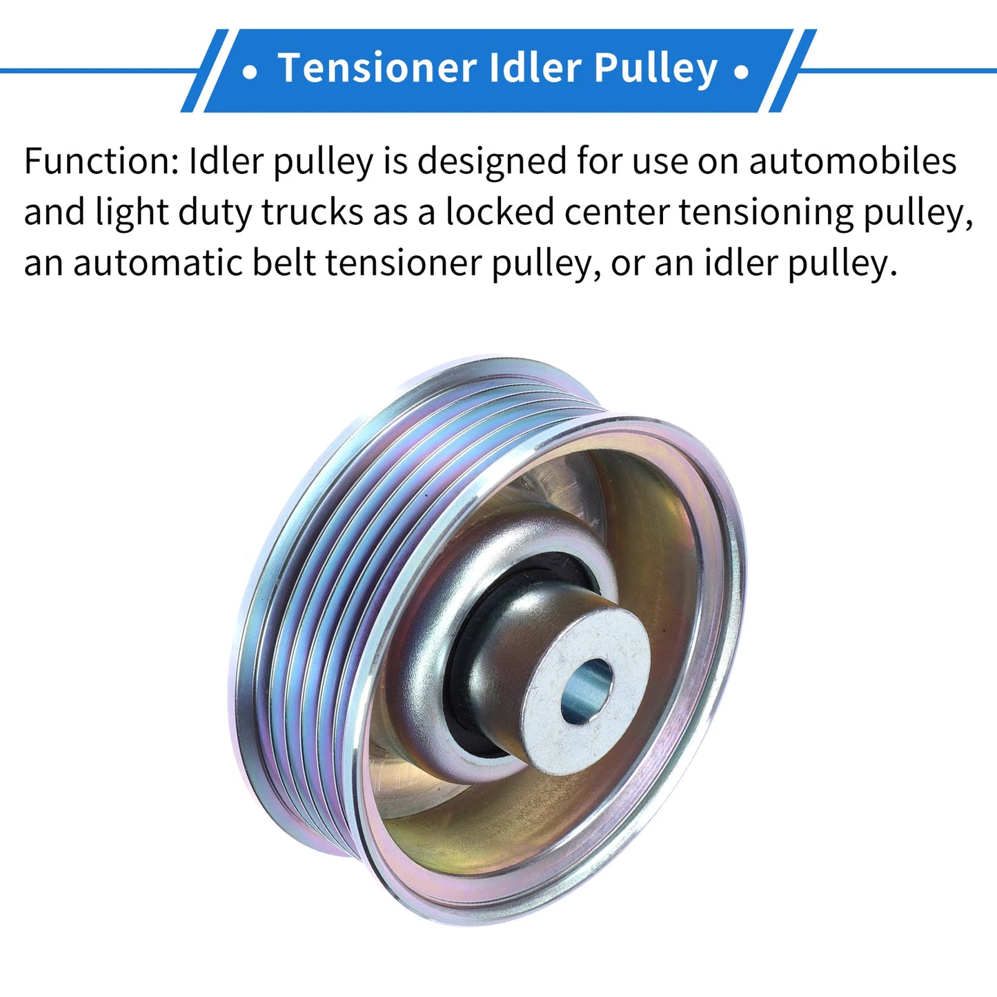 Drive Belt Idler Pulley for Toyota MR2 Spyder (2000–2005) No. 1357022010