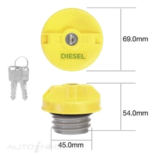 4cyl 2.5L Fuel Cap for Ford Ranger PJ PK WLAT (2007-2011)