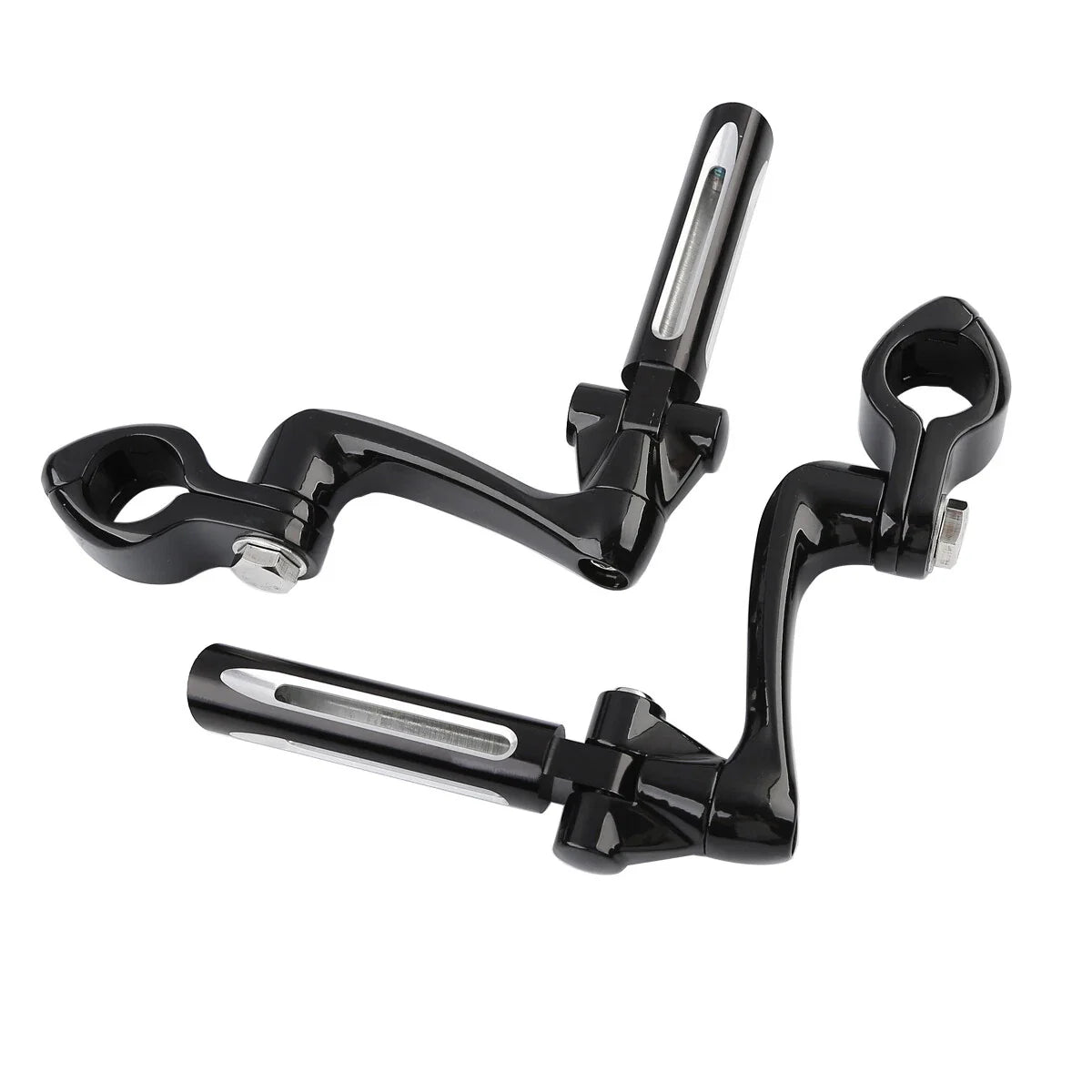 1.25" Highway Bar Male Mount Footpegs for Harley Touring Road Glide (2009-2023)