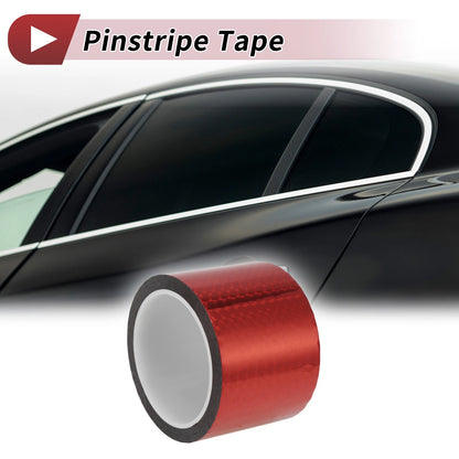 Pinstripe Tape 70mmx50m for Car Motorcycle Boat Laser Red (1 Pcs)