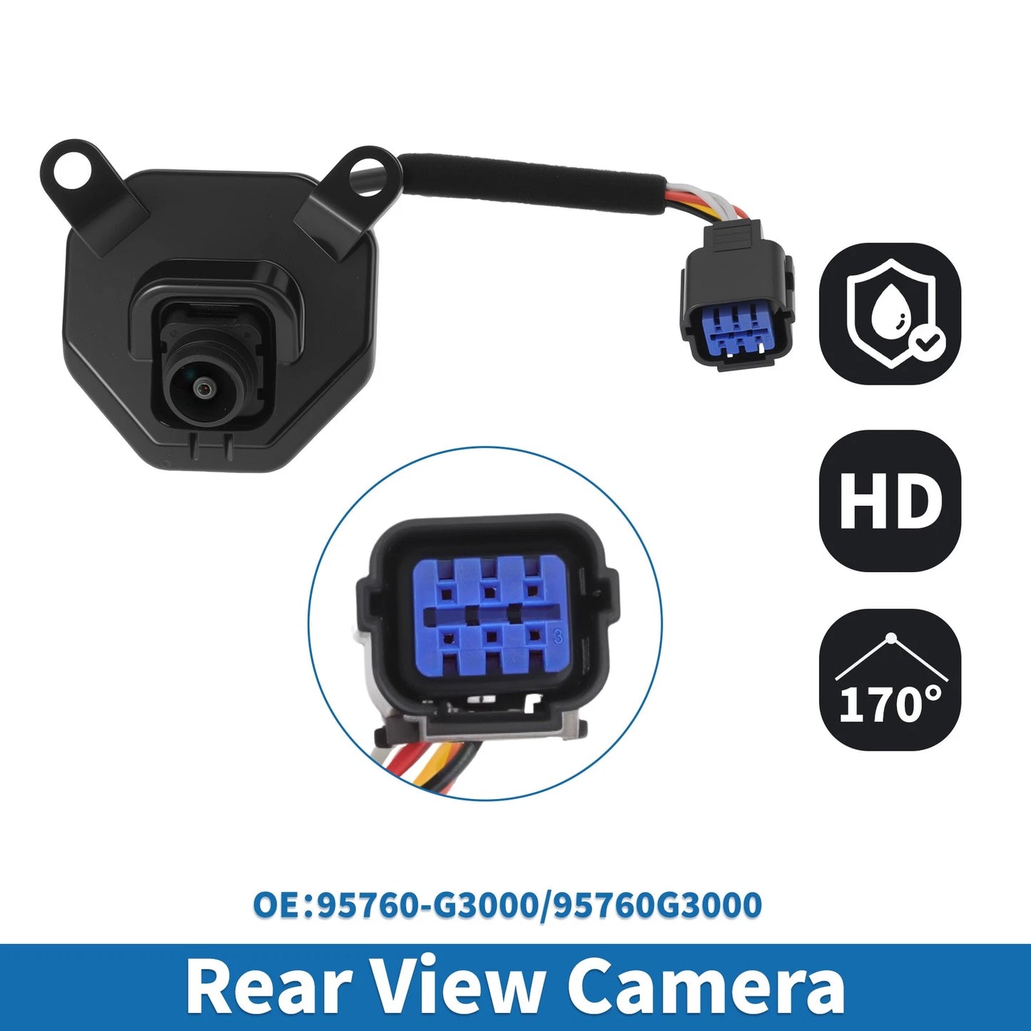 Rear View Backup Camera 95760G3000 for Hyundai Elantra GT (2018–2020) i30 (2017–2022)