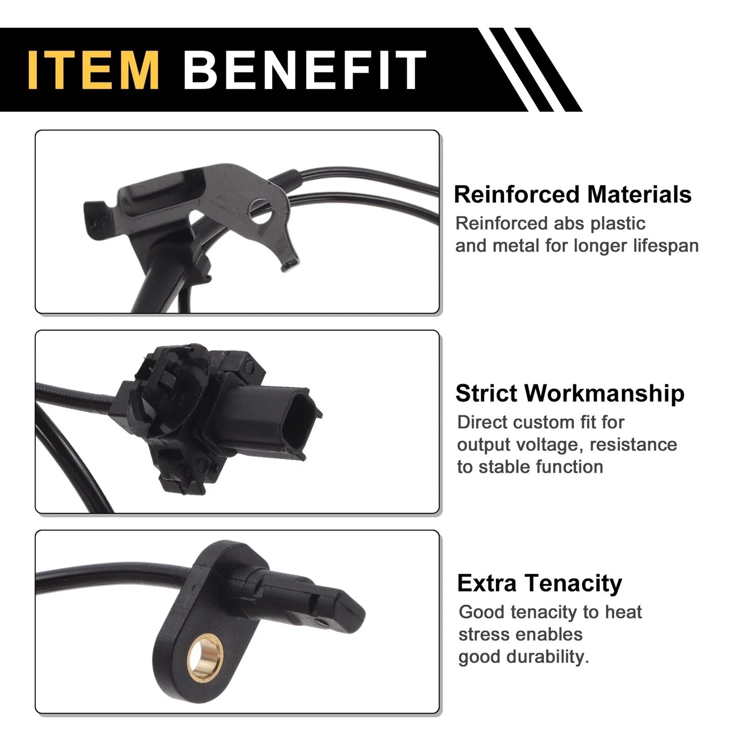 ABS Wheel Speed Sensor for Honda Jade (2015-2020) 1 x Front Right Sensor