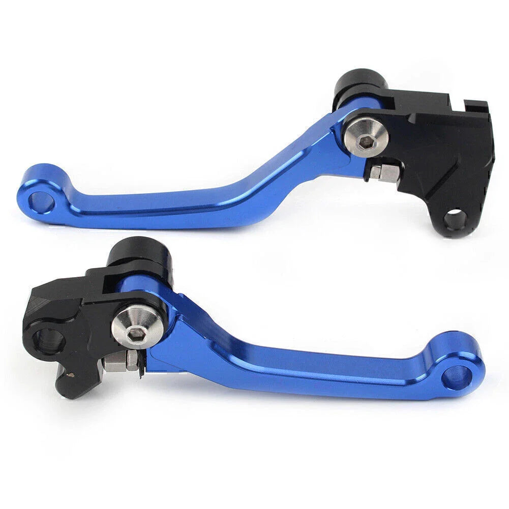 Blue Pivot Brake Clutch Levers for YAMAHA WR 250F WR 450F (2001-2016)