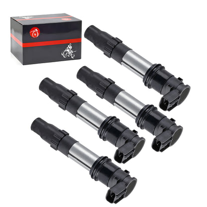 Set of 4 Ignition Coils for Suzuki GSX-R1000 (2009–2016) GSX-S1000 (2015–2023)