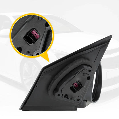 Right Side Door Mirror Gloss Black for Chevy Cruze Limited (2016)