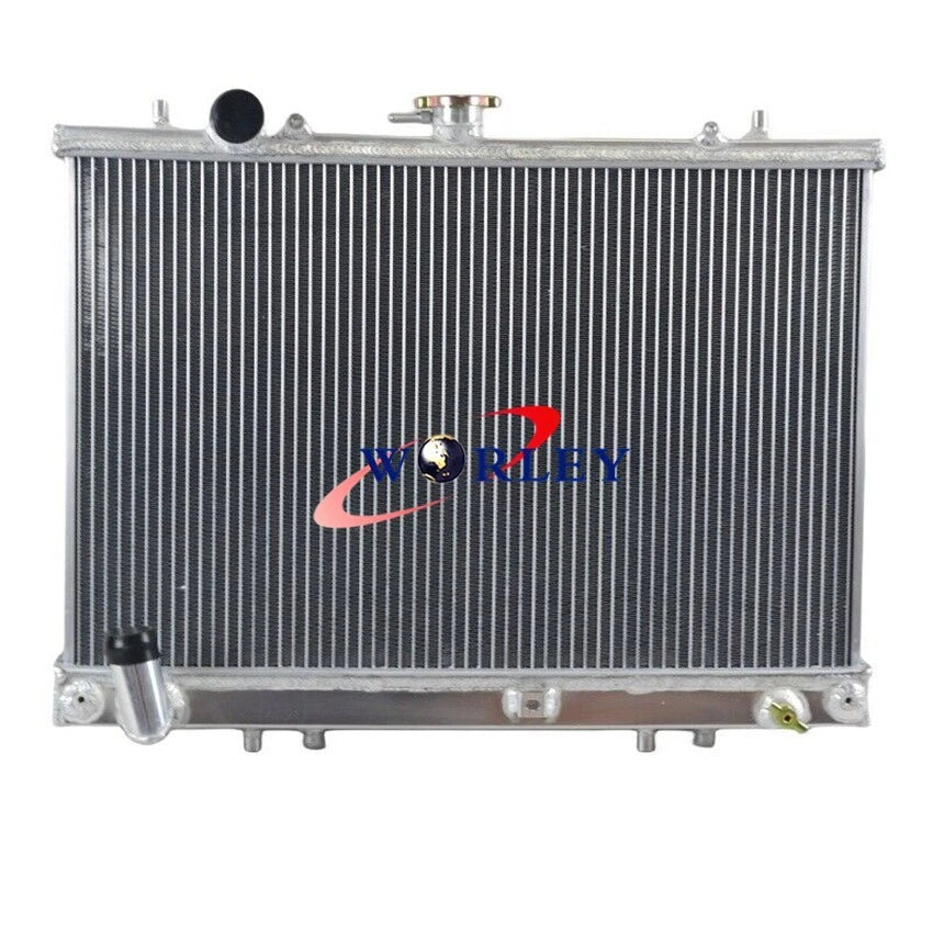 2X Aluminum Radiator with Fan for Mitsubishi Triton (1996–2006)