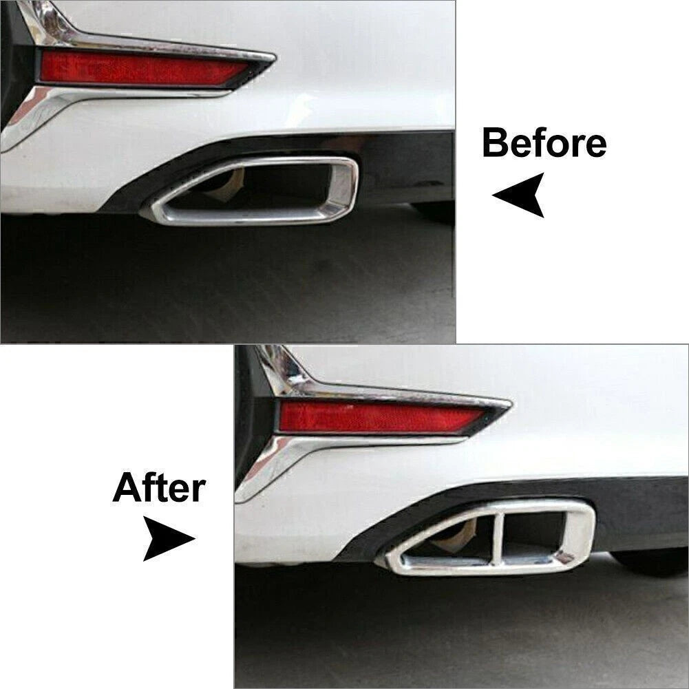 Pair Rear View Mirror Cover Trim for BMW E46 3 Series (1998–2005) Black