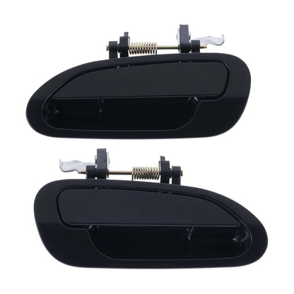 Set of 2 Outer Door Handles for Honda Accord (1998–2003) Black