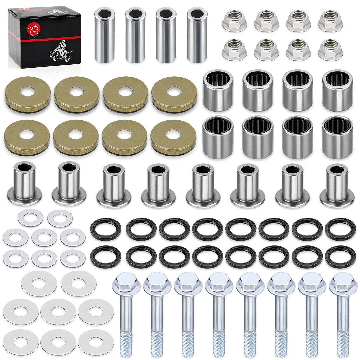 Front A-Arm Bushing Seal Kit for Suzuki LTZ400 (2003–2008) & Kawasaki KFX400 (2003–2006)