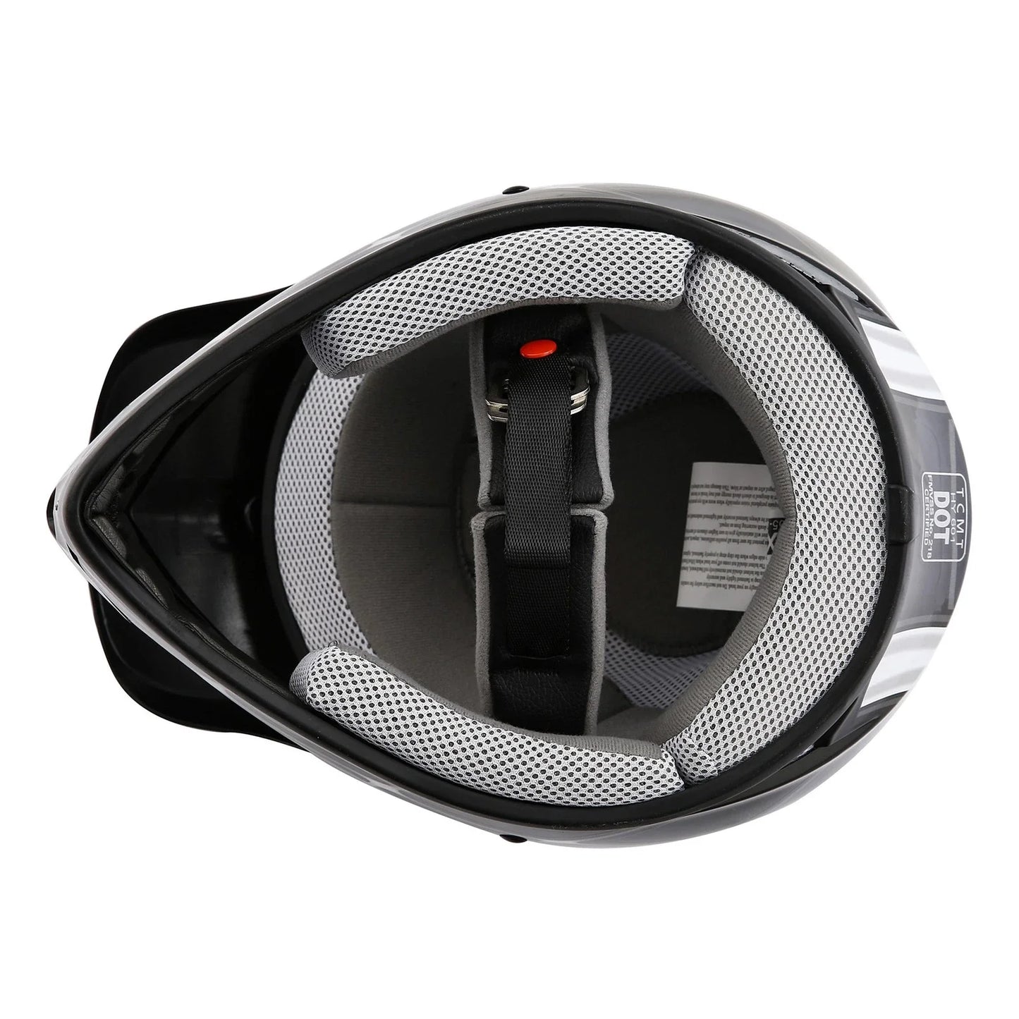 Youth Dirt Bike Helmet for ATV Motorcycle Kid Motocross Offroad Black/Red