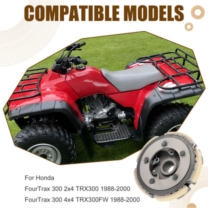 Wet Clutch Centrifugal Carrier Assembly for Honda Fourtrax 300 (1988–2000)