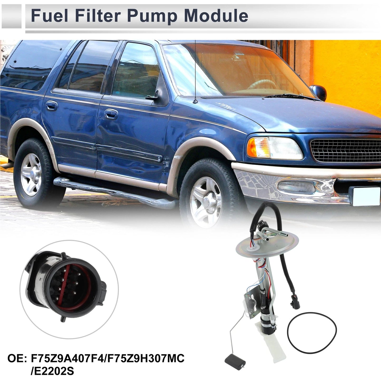 Electric Fuel Pump Assembly for Ford Expedition (1997–1998) No.F75Z-9A407F4