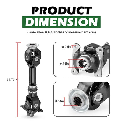 Rear Propeller Prop Drive Shaft for Can-Am Outlander 500 4X4 EFI (2007–2012)