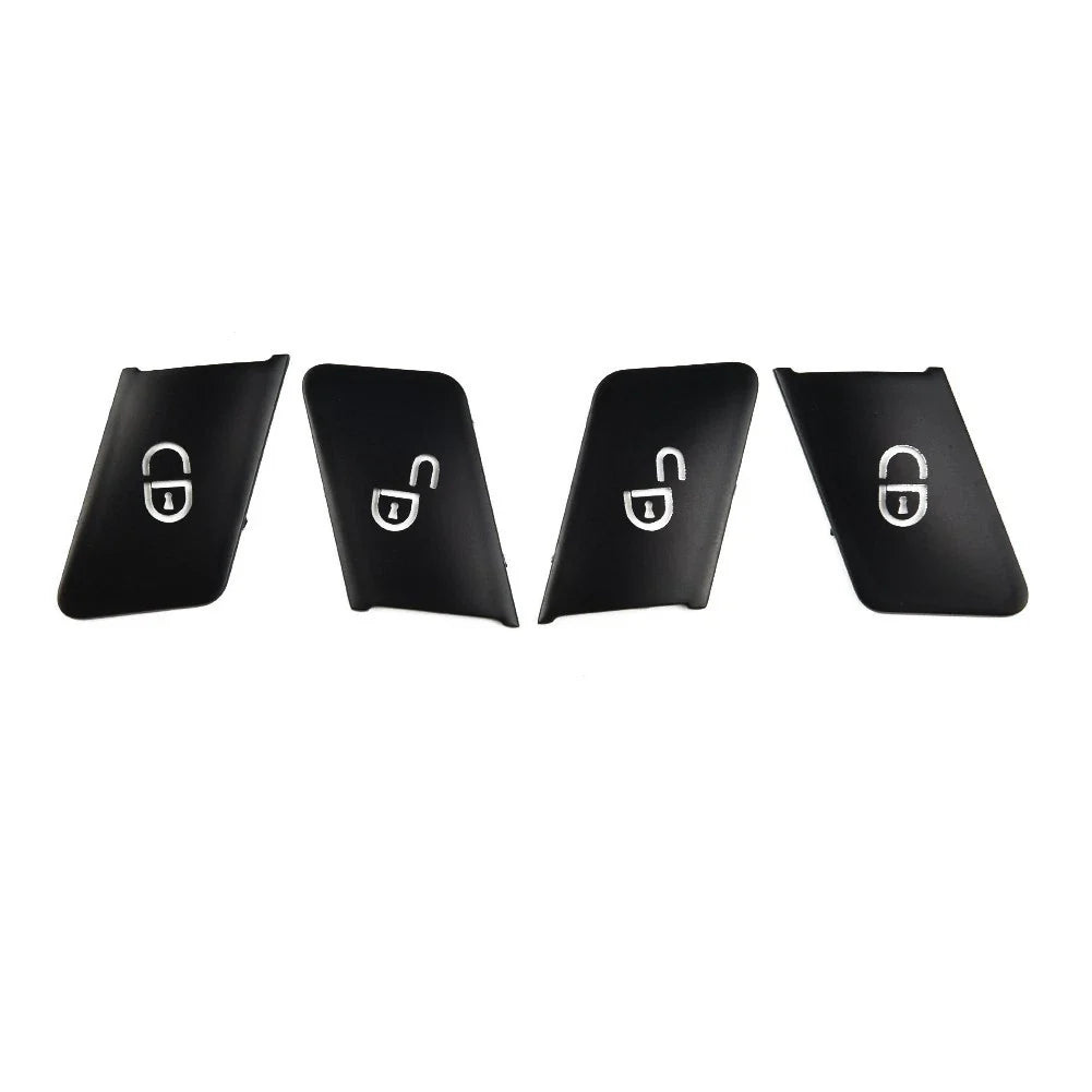 Button Cover Trim Matte Black for Benz C W204 W212 E (2007–2016)