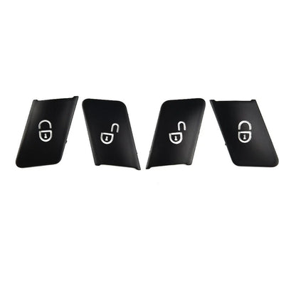 Button Cover Trim Matte Black for Benz C W204 W212 E (2007–2016)