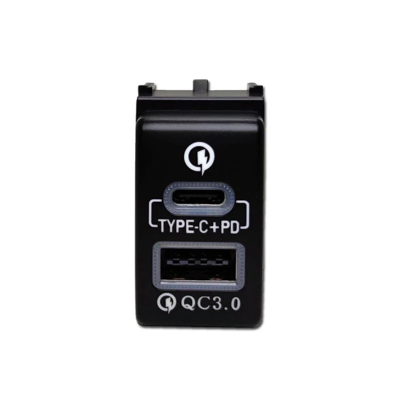 USB QC3.0 Charger PD for Nissan Altima Sentra X-trail Pathfinder Frontier Rogue