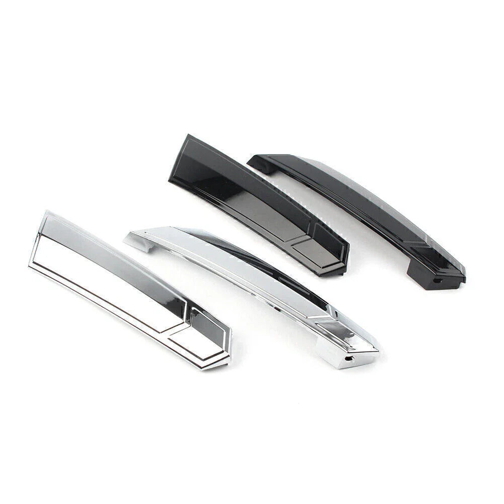 Saddlebag Hinge Covers for Victory Cross Country 2010-2017 Black/Chrome
